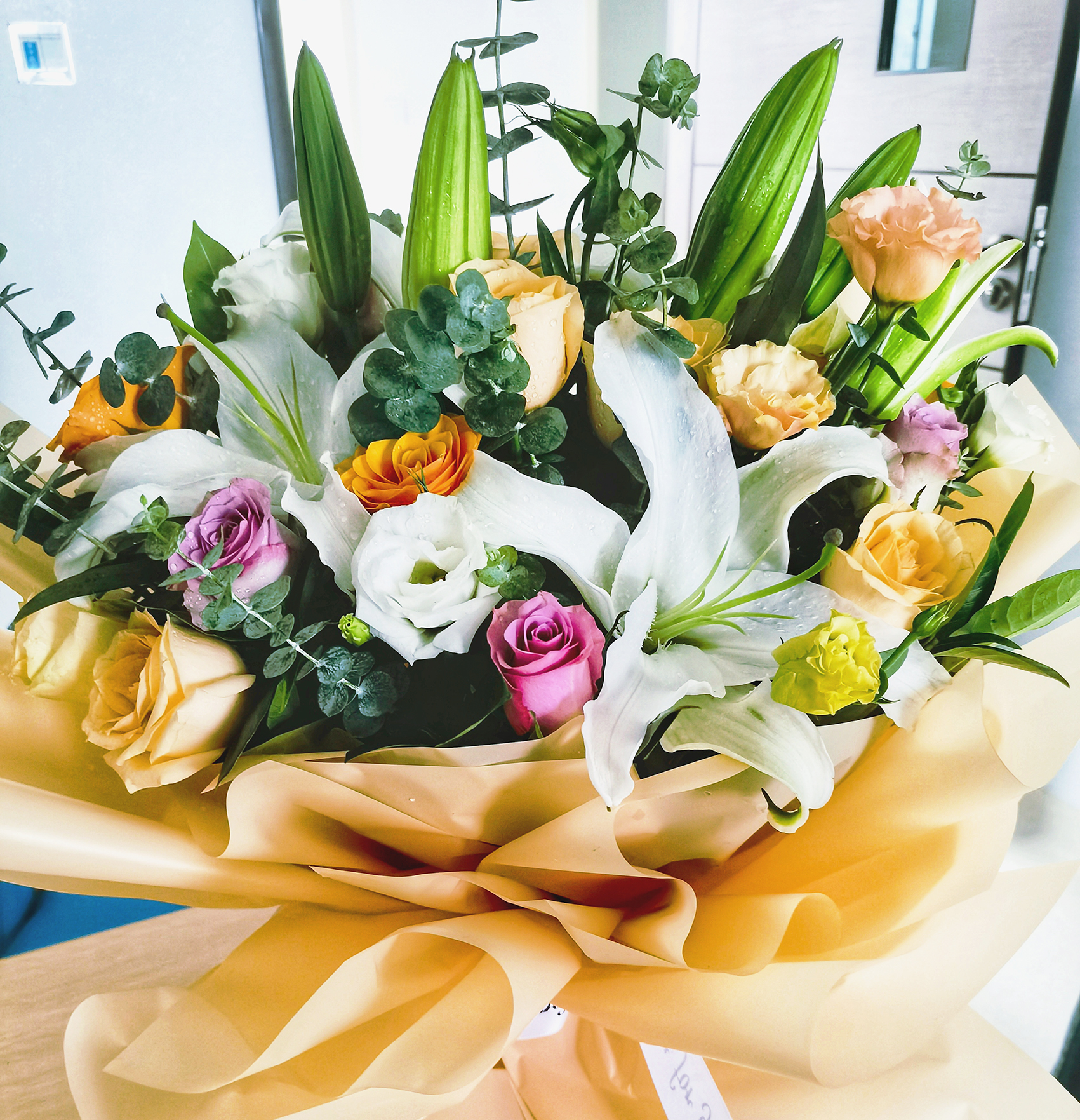 【保山安利醫(yī)院】試管助好孕，鮮花表謝意！